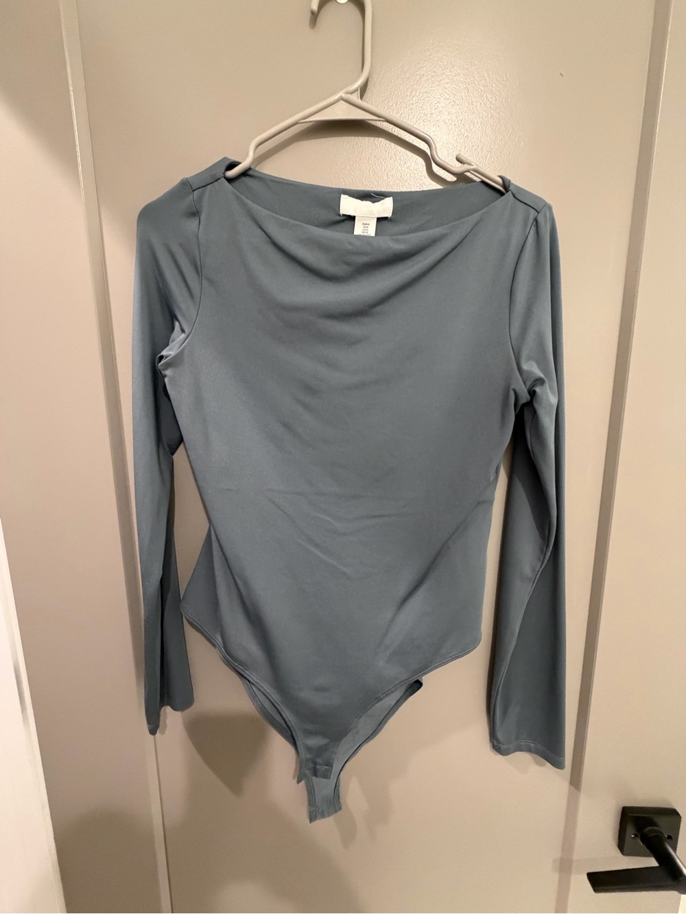 H&M Dusty Blue Long Sleeve Bodysuit